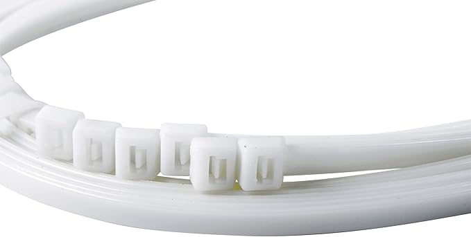 Gardner Bender 46-315M DoubleLock Cable Tie, 14 inch, 75 lb, Electrical Wire and Cord Management, Nylon Zip Tie, 1000 Pk, Natural White