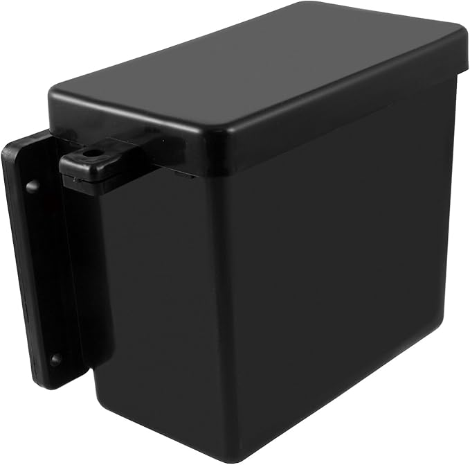 CURT 52022 6-Inch x 5-1/2-Inch x 3-1/4-Inch Lockable Trailer Breakaway Battery Case
