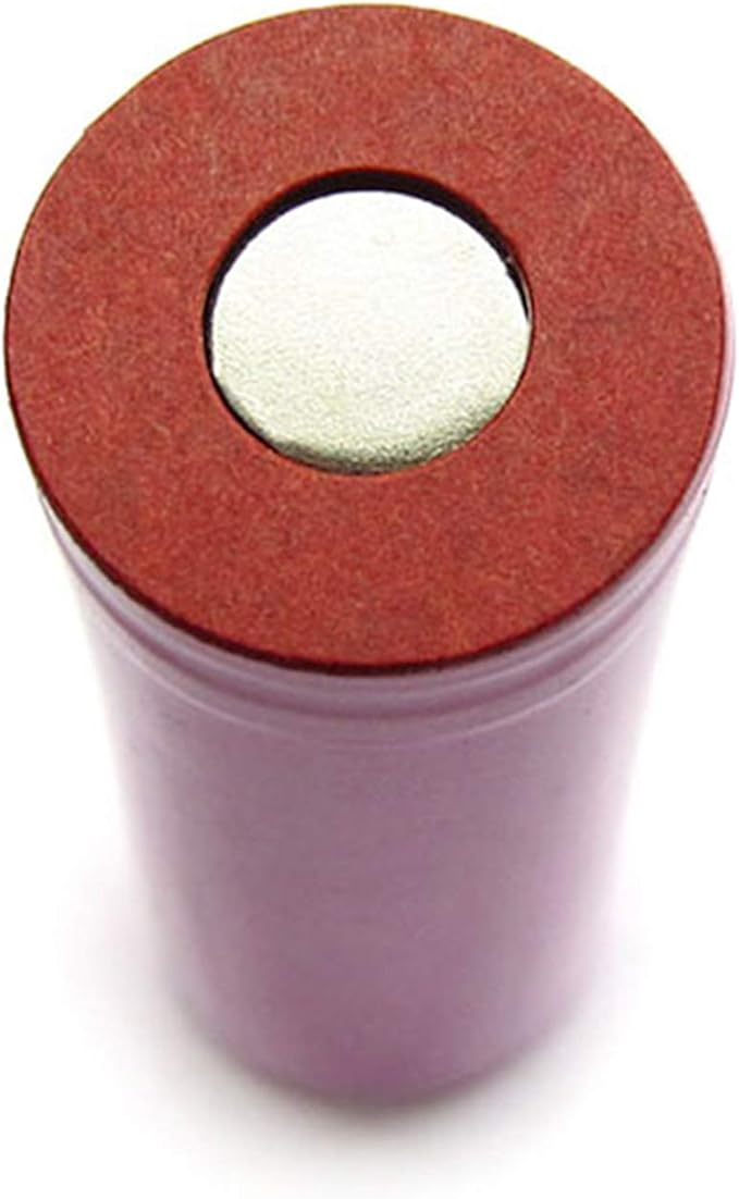 Maxmoral 100pcs 18650 Lithium Battery Insulator Rings Hollow Paper Pad Electrical Insulation Ring Adhesive Cardboard Sticker (Red+Green)