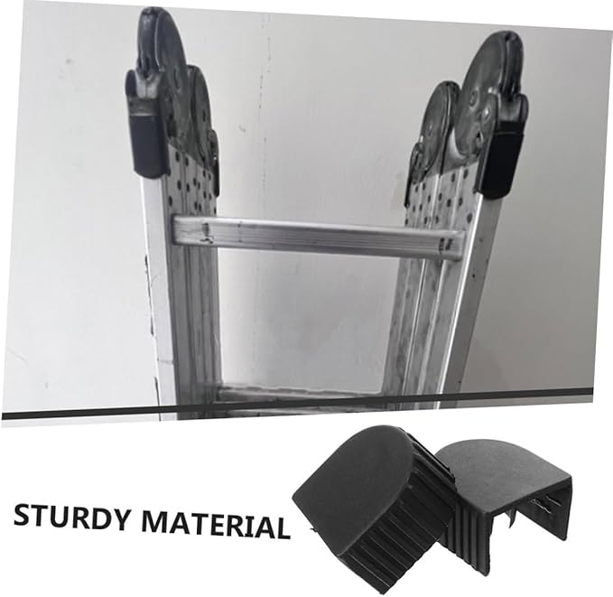 4pcs Ladder Protective Cushion Caps Non-Slip Ladder Feet Covers for Enhanced Stability Cushion for Extension Easy Installation and Debris Protection