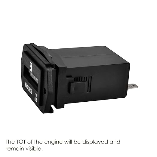 DC6V-80V Mechanical Hour Meter Hourmeter for Gasoline Diesel Engine Generator Boat Motorcross Motor Truck Tractor Lawn Mower Snowmobile Compressor