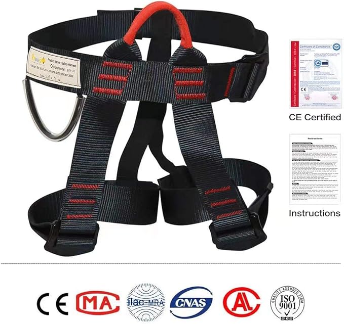 Climbing, Rock Climbing, Half Body for Rappelling Fire Rescuing Tree Climbing Gear