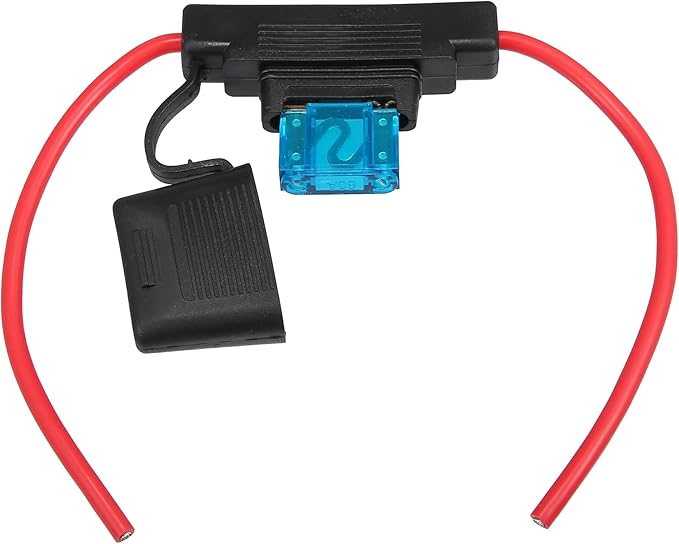 uxcell DC 12V 10 Gauge Car in Line ATC Blade Style Inline Fuse Holder with 60A Large Fuse