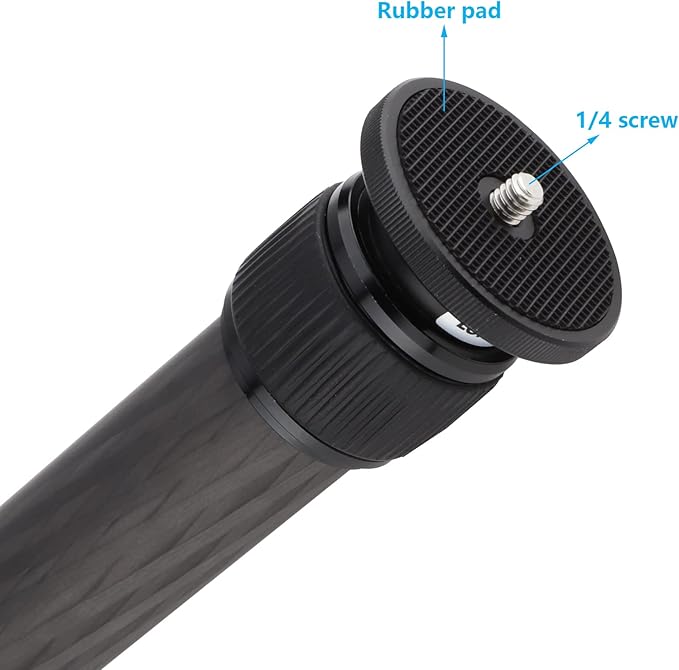 Carbon Fiber Tripod Extender,Two-Section Tripod Extension Pole,Gimbal Stabilizer Photography Telescopic Extension Rod,for Gimbal/DSLR Camera