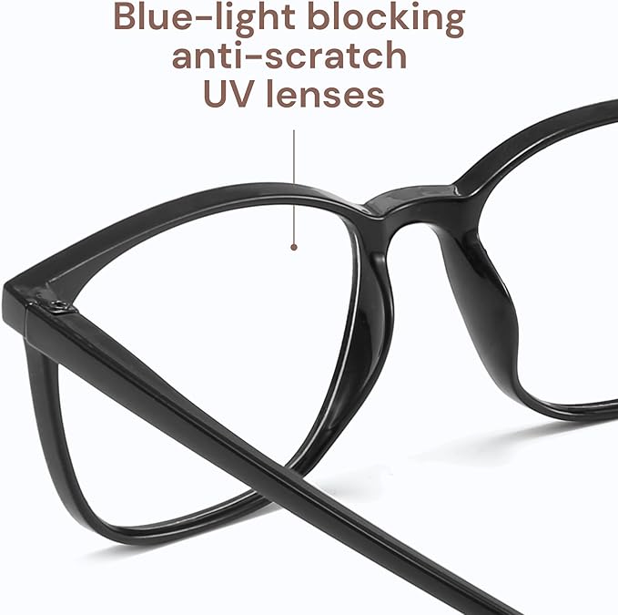 Gaoye Ultralight Blue Light Glasses for Women - Computer Protection Glasses for All Day Comfort - Anti UV Glare & Eyestrain