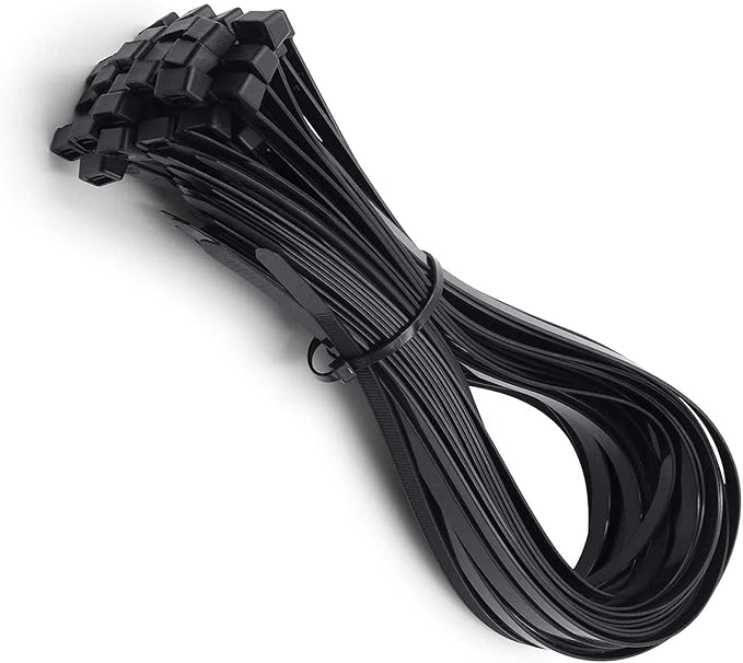 Heavy duty Zip ties 28inch Zip tie Large Cable Wire Ties With 120 Pounds Tensile Environmentally friendly Industrial quality Uses 4 latches for stronger locks,40 pack Black