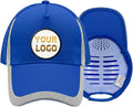 YOWESHOP Reflective Safety Baseball Cap Customize Logo with Removable PE Shell Hi-Vis Safety Work Hat