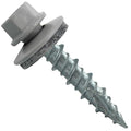 Metal Roofing Screws: (250) 10 x 1 Old Town Gray Hex Head Sheet Metal Roof Screw. Self Starting Metal to Wood siding Screws. EPDM Washer. Colored Head