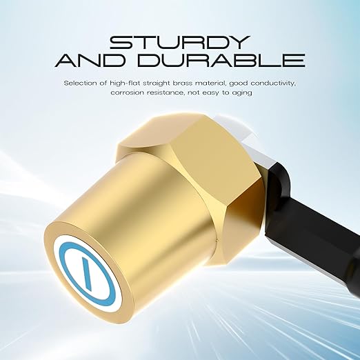Top Post Battery Disconnect Switch, CNAODUN Waterproof Battery Cut Off Switch with Wire 12-48V Heavy Duty for Car RV Boat and Vehicle(On/Off)