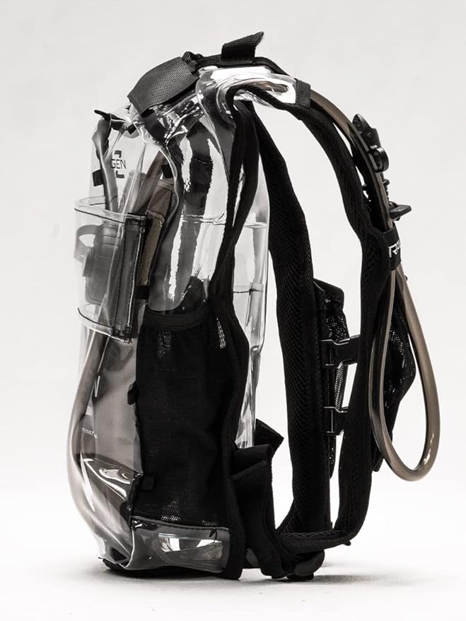 RAVERUNNER® Anti-Theft Hydration Backpack | Festival Approved Rave Backpack for Concert Goers, Leak-Free Festival Water Backpack for EDC, Rave Hydration Pack