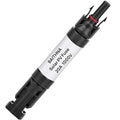1000V PV Fuse Connector IP68 Waterproof Dustproof in-line Fuse Holder, Male and Female Solar Plug with 1 Fuse (20A Fuse Connector)