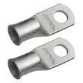 SELTERM 2pcs 1 AWG 5/16" Stud Tinned Copper Wire Lugs, Battery Lugs, Ring Terminals, Battery Cable Ends, 1 Gauge Ring Terminal Connectors, UL Marine Grade Electrical Battery Terminal Connectors