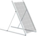 BougeRV 58in Adjustable Solar Panel Tilt Mount Brackets with Foldable Tilt Legs, Mounting Support for 180-400W Solar Panels on Roof, RV, Boat, and Off-Grid