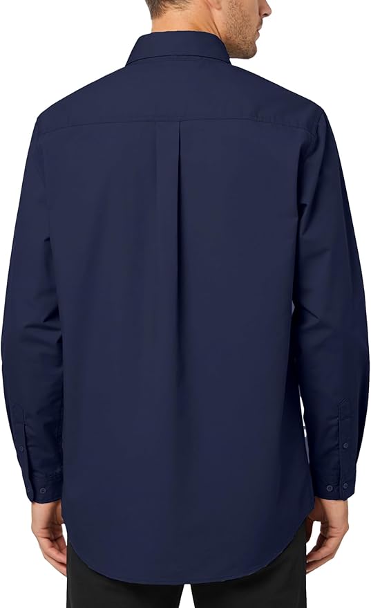 WORKWEYA FR Welding Shirts 7.5oz Cotton Button Down Flame Resistant Shirt for Men