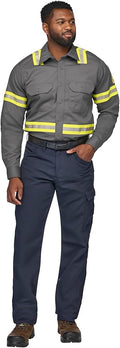 Bulwark FR Men's Midweight Fr Enhanced Visibility Uniform Shirt