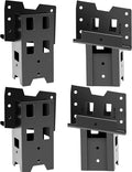 Deer Stand Brackets, Outdoor 4x4 Compound Angle Brackets, Elevator Bracket for Deer Stand, Hunting Blinds, Shooting Shack, Observation Decks, Outdoor Platforms, Set of 4