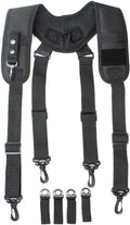 MELOTOUGH Tactical Suspenders for Duty Belt Harness,Police Suspenders Duty belt Padded Adjustable