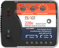 BXST Wiring Voltage and Brownout Surge Protector for Refrigerator TV 4400W Appliance AIR Conditioning Inverter Mini Split Adjustable Over/Under and Delay Time Voltage 20A 220V 140J