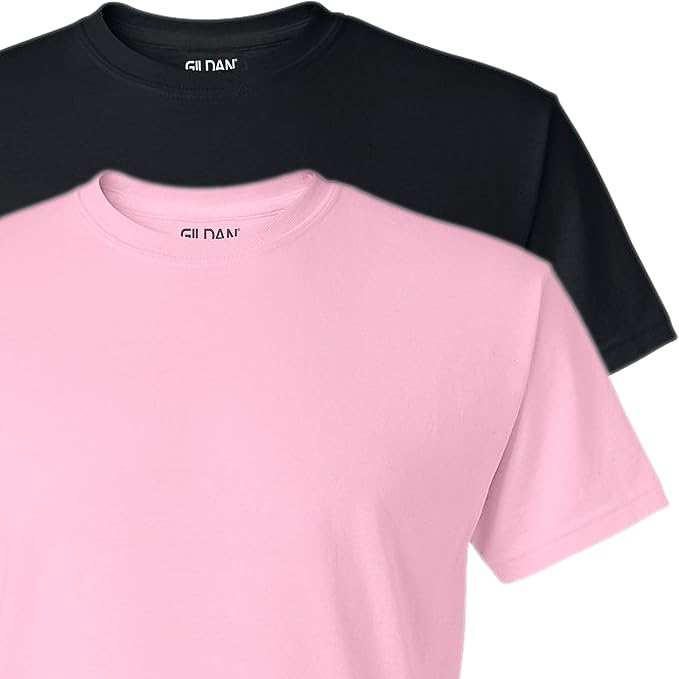 Gildan Unisex Adult DryBlend Workwear T-Shirts with Pocket, 2-Pack