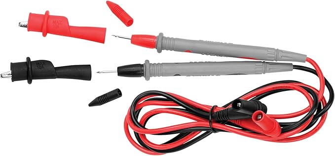 Performance Tool W2972 Automotive Digital Multimeter with Large LCD Display and UL Listed Probes for Standard Electrical Testing on Cars and Benches