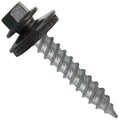 Metal Roofing Screw: (250) 12 x 1-1/2" Dark Bronze Hex Sheet Metal Roof Screw. Sharp Point Metal to Wood siding Screws. 5/8" EPDM Washer.