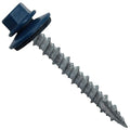 Metal ROOFING SCREWS: (250)10 x 1-1/2" Heron Blue Hex Head Sheet Metal Roof Screw. Self starting metal to wood siding screws. EPDM washer. Colored head