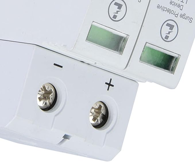 2P Surge Arrester Device, Protective Device DC Photovoltaic Protector Low-Voltage Arrester DC Protector Breaker for Home(2P40KA)