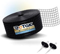 ROTAK Critter Guard - 4in x 100ft Solar Panel Bird Guard with Fastener Clips - Galvanized Black PVC Coated ½ inch Wire Roll Mesh (4" x 100' with 100 Fastener Clips)
