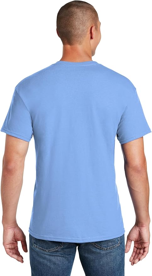Gildan Unisex Adult DryBlend Workwear T-Shirts with Pocket, 2-Pack