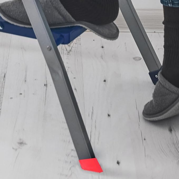 Operitacx Anti-Slip Rubber Ladder Foot Covers 2.17 Inch Non-Skid Ladder Caps for Step and Attic Ladders Floor Protection and Stability