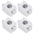 4pcs #4-2/0 Neutral Lug Kit, Aluminum Circuit Breaker Ground Lugs for Electrical Connections Home & Electrician Use