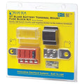 Blue Sea Systems 5024 ST Blade Fuse Block Battery Terminal Mount 4 Way Circuit Kit, 100 Amps