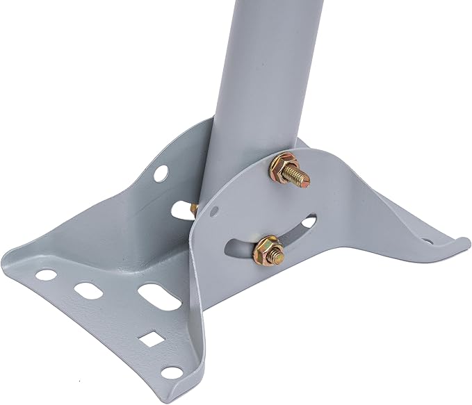 Cables Direct Online Weatherproof Adjustable 1.3 Inch Diameter J-Pole Mount for Satellite Dish or TV Antenna – Roof or Wall Installation Tripod Bracket with Included Hardware