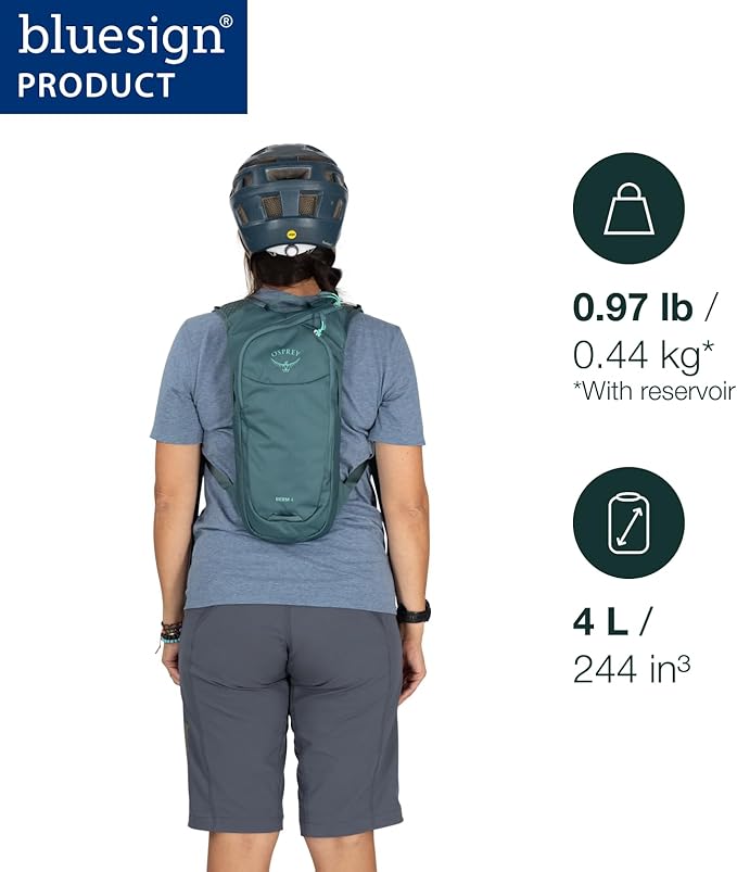 Osprey Berm Biking Backpack with Hydraulics Reservoir - Lightweight Hydration Backpack for Men and Women