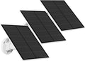 Solar Panel for Security Camera, 5W USB Solar Panel Compatible with Rechargeable Battery Camera, Solar Charger for Camera with IP65 Waterproof, Adjustable Bracket, 9.8ft Cable(3 Pack)