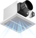 Amico Bathroom Exhaust Fan, 1.5 Sones, 110 CFM, Low Noise, Ceiling Mounted Retrofit Ventilation Fans, 4 Inch Duct, No Attic Access Needed- UL Certified