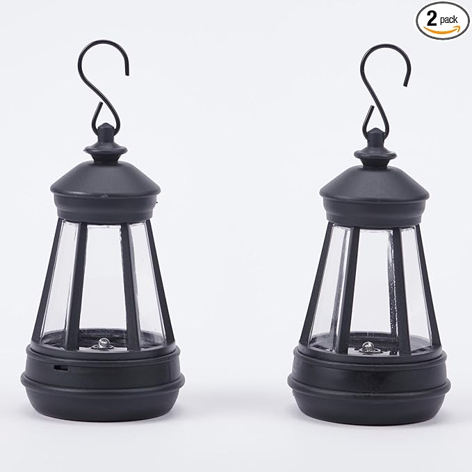 Solar-Lantern Waterproof Lights Replacement Top - Garden Decor Outdoor Lighting Decorative Patio Lighting Solar Replacement Top… (mini Lantern 4.4inch 2pack)