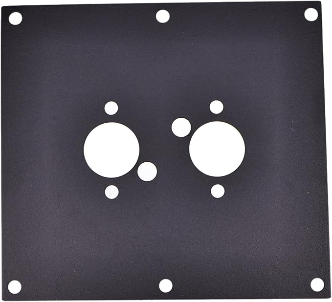 ZTUOAUMA 60mm Universal Stainless Steel Diesel Heater Turret Mount Plate 190278 292100190278 for Eberspacher Webasto Air Heaters and More RV Motorhome Camper Auxiliary Heating Furnace