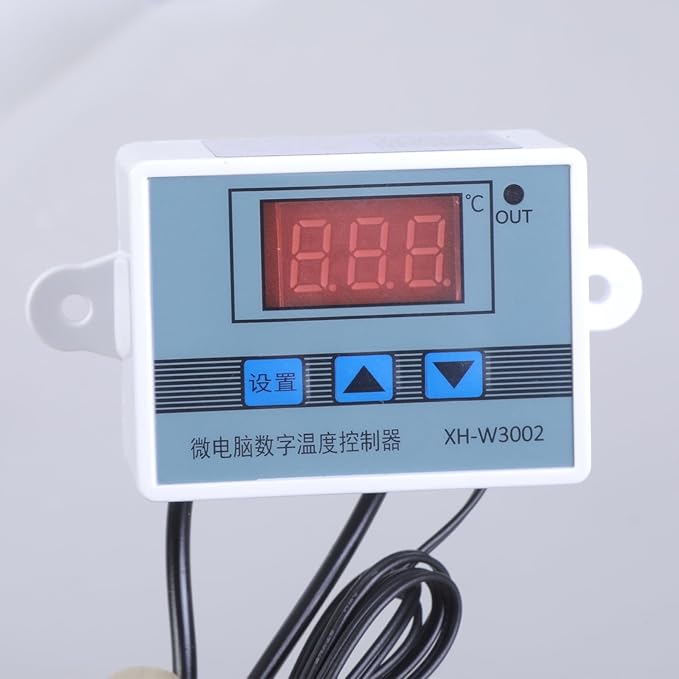 USB 5V Three Button Temperature Controller Intelligent Control Power Cable for Cooling Fan and Blowers Up to 50W