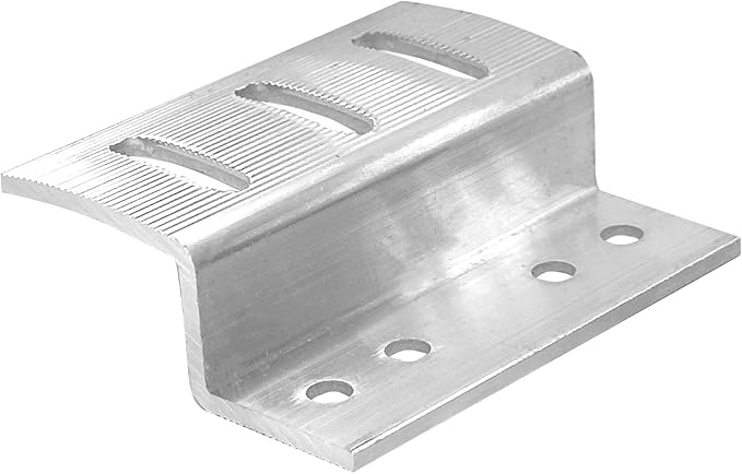 Newpowa Solar Panel Mounting Z Brackets, with Nuts and Bolts, Designed for PRO Series, Sliver, 2 Set of 4 Units