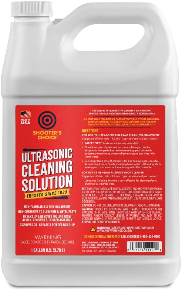 Shooter's Choice Ultrasonic Cleaning Solution (Select Your Style)