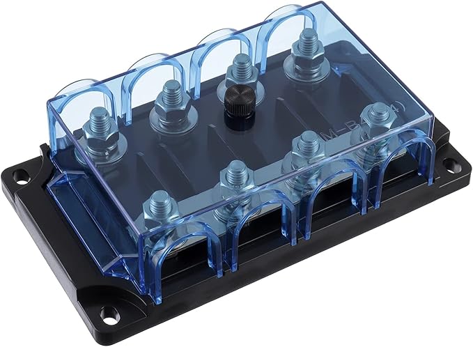 BOJACK 4-Way AMG Mega Fuse Holder (Pack of 1 ANM-B4)