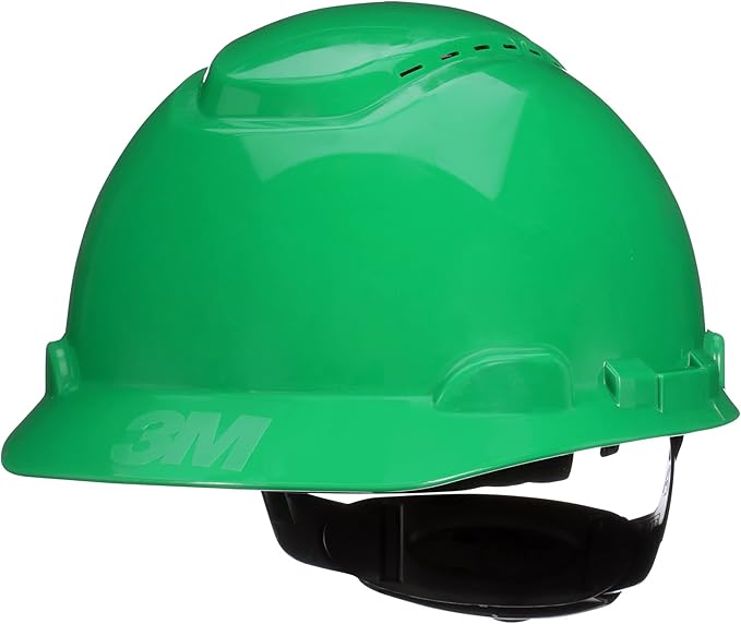 3M Hard Hat SecureFit H-700 Series Cap Style Safety Helmet with Uvicator Sensor, 4-Point Pressure Diffusion Ratchet Suspension