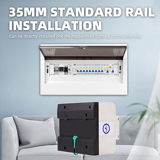 Dual Power Automatic Transfer Switch Uninterruptible Power 2P 63A 100A 125A Photovoltaic Automatic Changeover Switch ATS PV Solar Inverter UPS Toggle Switch (100A)
