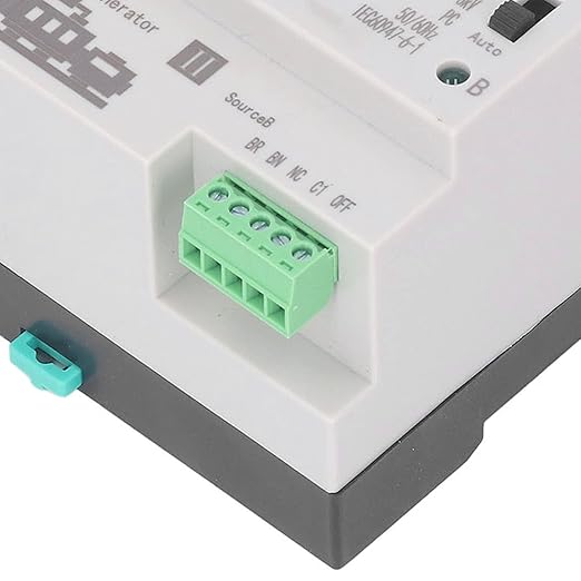 Power Automatic Transfer Switch - 2P Generator Transfer Changeover Switch AC110V, 50Hz 60Hz, 63A for Continuous Power Supply