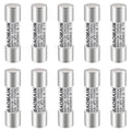 Baomain 10-Pack gPV Solar PV Fuse 15A 1000V DC, 10x38mm, 33kA Breaking Capacity, CE Listed for Photovoltaic Systems, Combiner Boxes (15 Amp.)