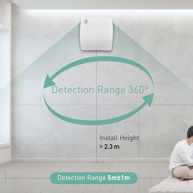 Bathroom Exhaust Automatic Fan for Wall and WIndow,Super Quiet 4 In Bathroom Motion Sensor and Delay Time Exhaust Fan with O Ring White 80 CFM Vent Fan