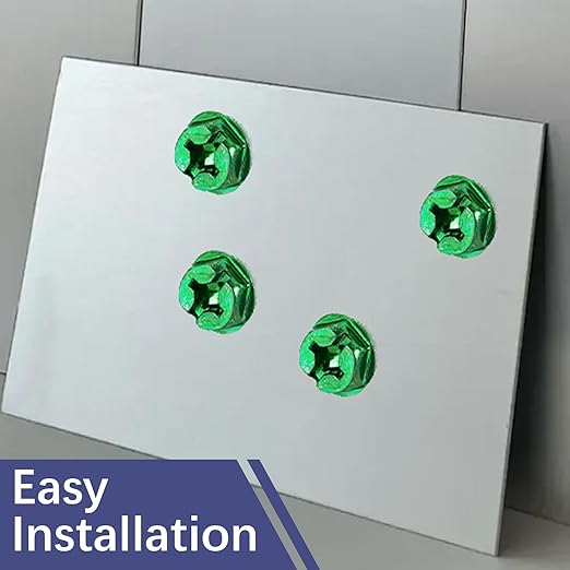 100 PCS Green Ground Screw, Electrical Panel Screw, Ground Screws for Electrical Box, Component Grounding Screws for Metal Outlet Junction Box