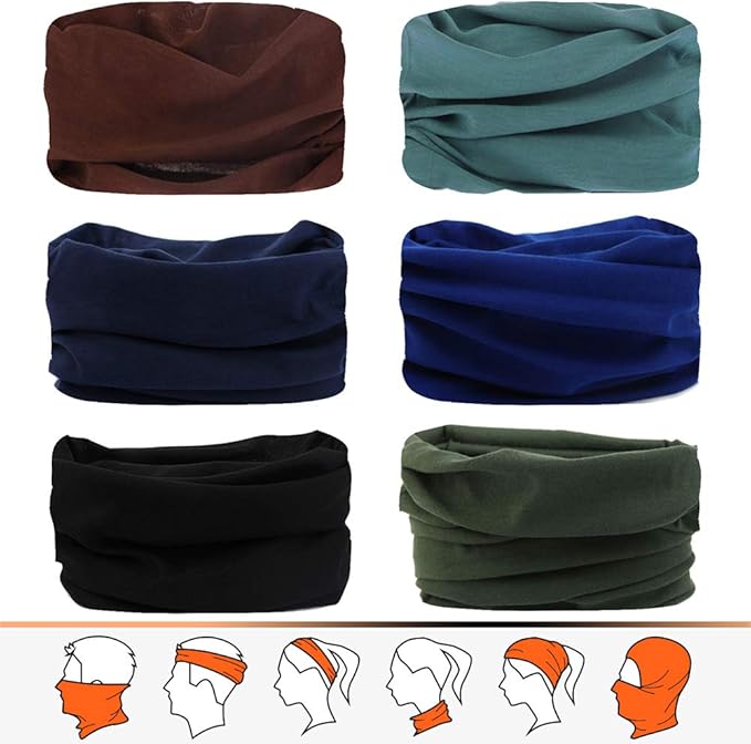 JOEYOUNG Headwear, Bandana, Neck Gaiter Head Wrap Headband Balaclava Magic Scarf