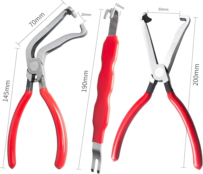 3 PCS Electrical Disconnect Pliers for Cars, Electrical Connector Separator Tool and Automotive Electrical Connector Pliers